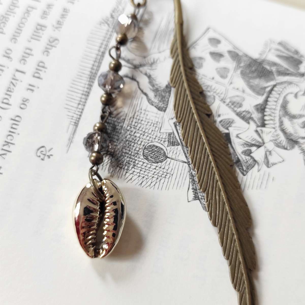 Marque page coquillage